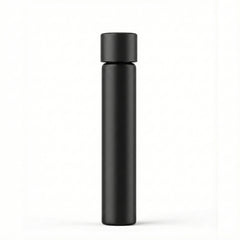 120mm Matte Black Glass Pre-Roll Tube with CR Cap