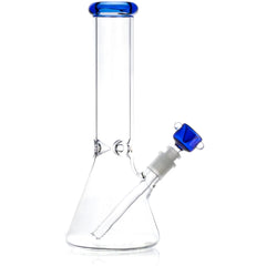 CUSTOM | 11 Inch Heavy Duty Glass Bong Glass Water Pipe Beaker 14MM Bowl
