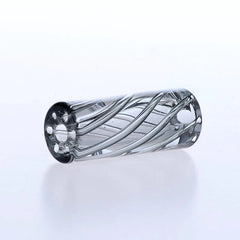 7 Holes 30mm Length Spiral Glass Filter Tips Glass Mouth Tips with Custom Logo
