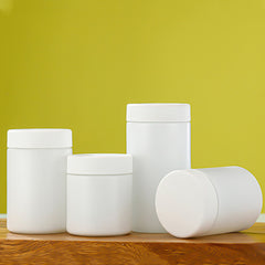 3oz/4oz/5oz/6oz Child Resistant Lid Stash Matte Glass Jar for Herb Storage