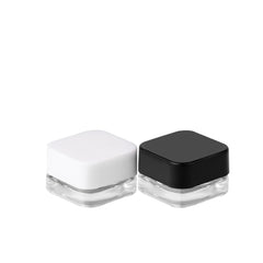 5ml Clear Glass Square Concentrate Container with Child-Resistant Cap