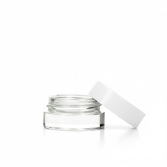 7ml Thick Round Glass Concentrate Container Glass Jar with Lid