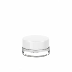 7ml Thick Round Glass Concentrate Container Glass Jar with Lid