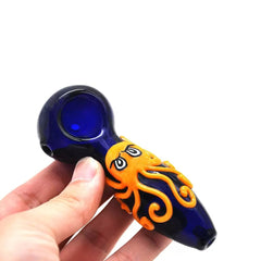 CUSTOM | Colored Octopus Hand Crafted Glass Pipe