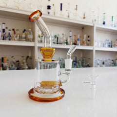 CUSTOM | Portable Handcrafted Glass Water Bongs Concentrate Dab Rig