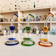 CUSTOM | Portable Handcrafted Glass Water Bongs Concentrate Dab Rig