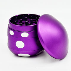 Mushroom Aluminum 4 Piece Grinder with Assorted Colors