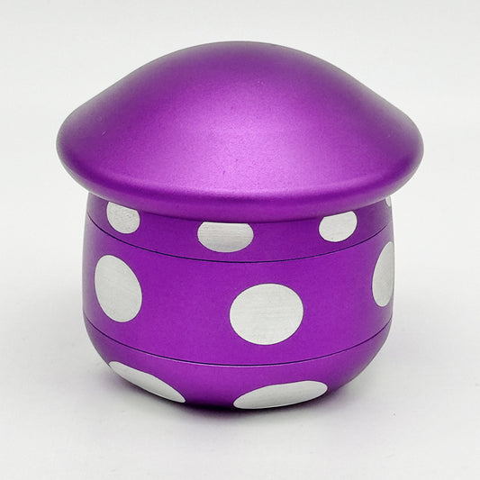 Mushroom Aluminum 4 Piece Grinder with Assorted Colors