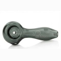 CUSTOM | 4" Glass Bowl Spiral White Lines Spoon Pipes Unique Pipe