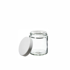 3oz Clear Wide Mouth Glass Jars with Screw Cap