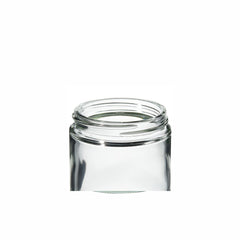 3oz Clear Wide Mouth Glass Jars with Screw Cap