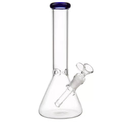 CUSTOM | 11 Inch Heavy Duty Glass Bong Glass Water Pipe Beaker 14MM Bowl