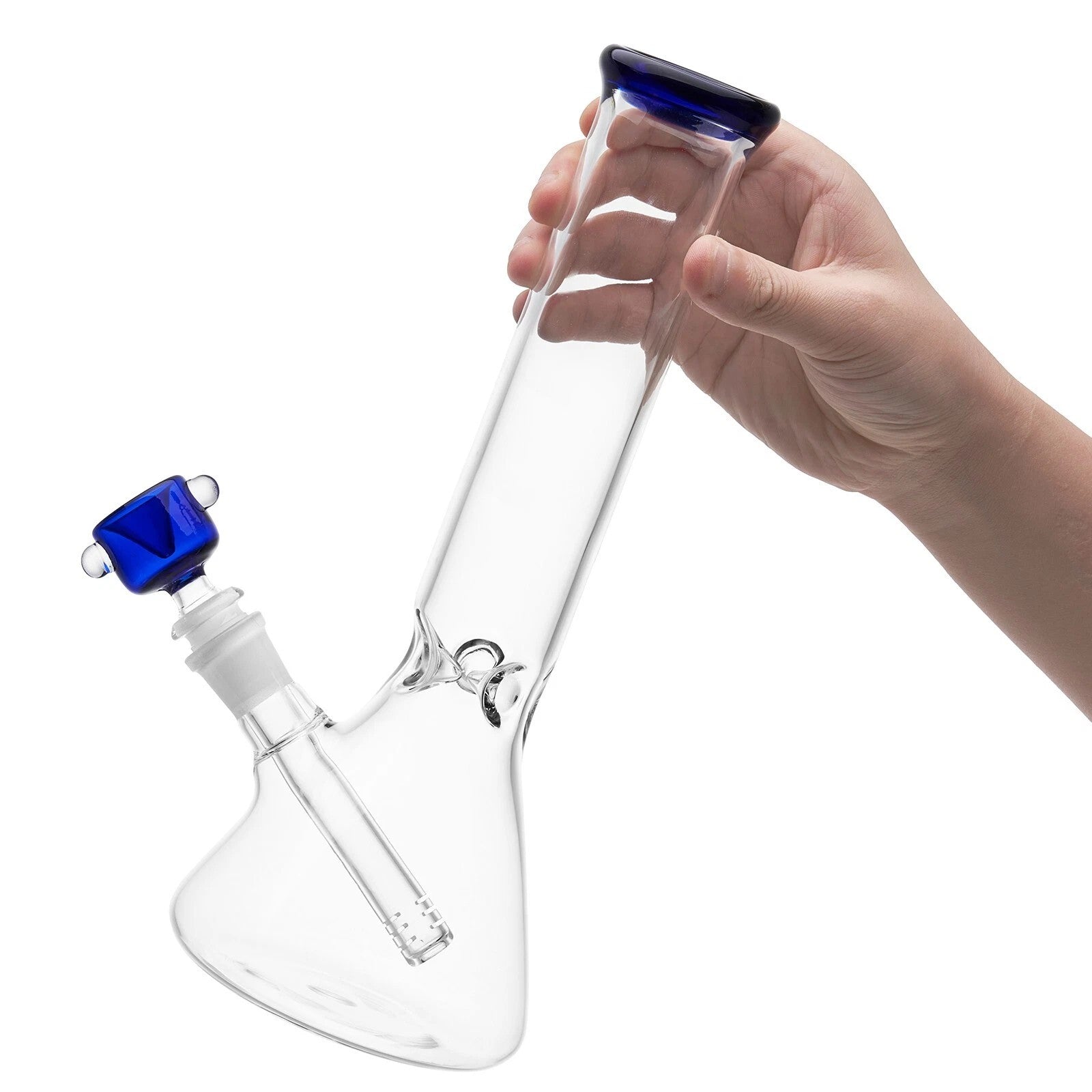 CUSTOM | 11 Inch Heavy Duty Glass Bong Glass Water Pipe Beaker 14MM Bowl