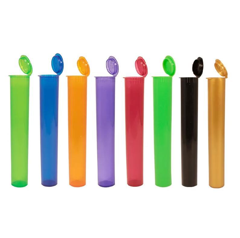 116mm Child Resistant Pop Top Pre Roll Tubes