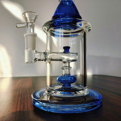 CUSTOM | 2-in-1 Double Deck Recycler Glass Water Bong