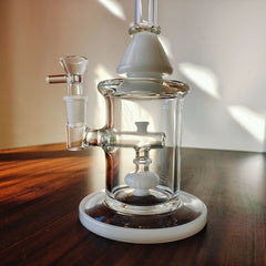 CUSTOM | 2-in-1 Double Deck Recycler Glass Water Bong