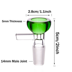 COSTOM | 2Inch Glass Bowl Head Adapter Male Glass Bong Bowl Adapter