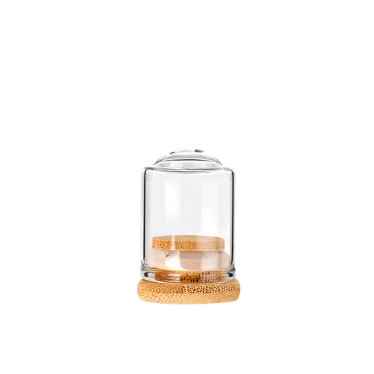 15ml Glass Display Dome Jar with Wood Lid – Custom Branding Available