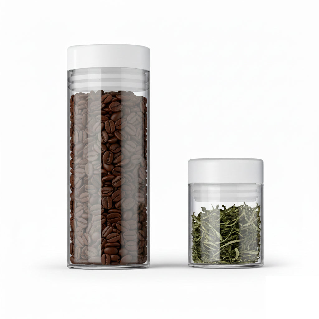 UNIQUE | 2oz/3.5g Stash Glass Jar with Airtight Plastic Cap For Flowers Multi Use Glass Jar Container