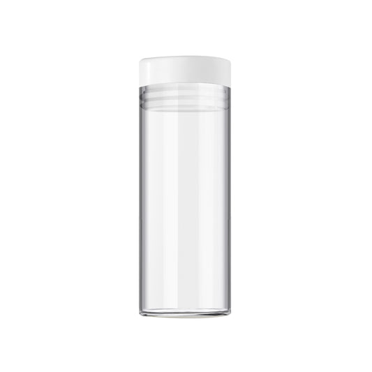 75ML/3.5g Borosilicate Glass Tube Jar with Double Sealed Cap