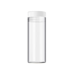75ML/3.5g Borosilicate Glass Tube Jar with Double Sealed Cap
