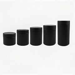 3oz/4oz/5oz/6oz Child Resistant Lid Stash Matte Glass Jar for Herb Storage