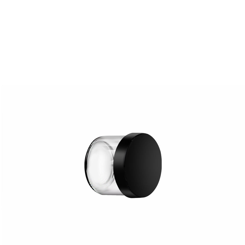 6ml/1g Wide Mouth Glass Concentrate Container w/ Silicone Cap