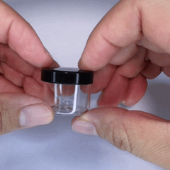 6ml/1g Wide Mouth Glass Concentrate Container w/ Silicone Cap