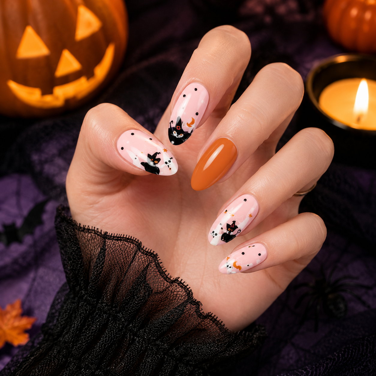 Spooky Pink Kitty 🐈‍⬛👻