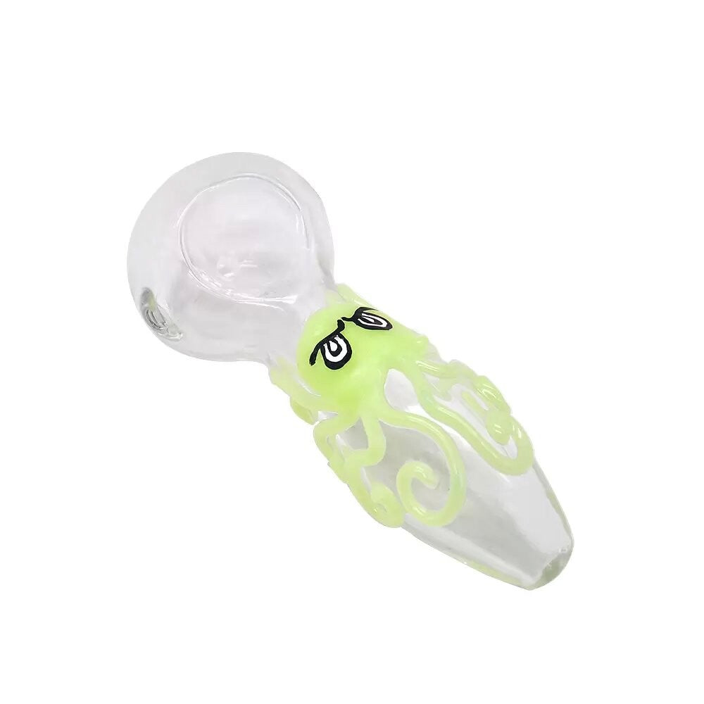CUSTOM | Colored Octopus Hand Crafted Glass Pipe