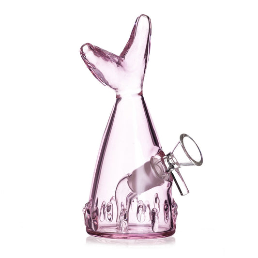 CUSTOM | handcrafted Mermaid Tail Glass Hand Pipe - Female Joint