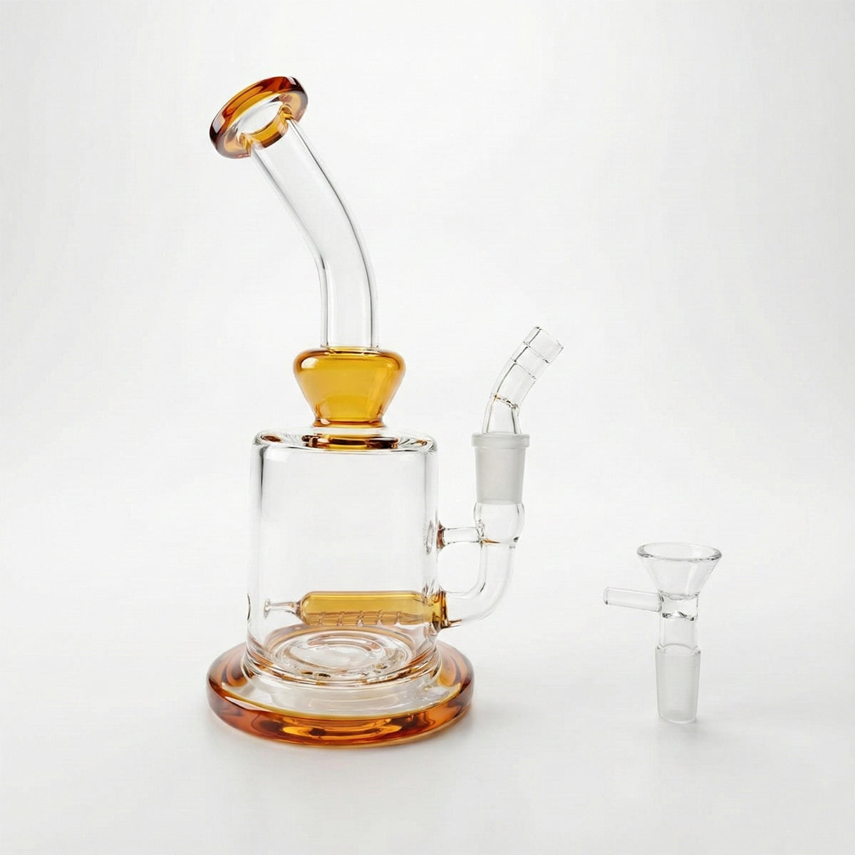 CUSTOM | Portable Handcrafted Glass Water Bongs Concentrate Dab Rig