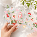 16oz Cup Wrap 001 | Tea Time Blossom