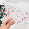 UV Cup Wrap 006| Pink Bow & Bouquet