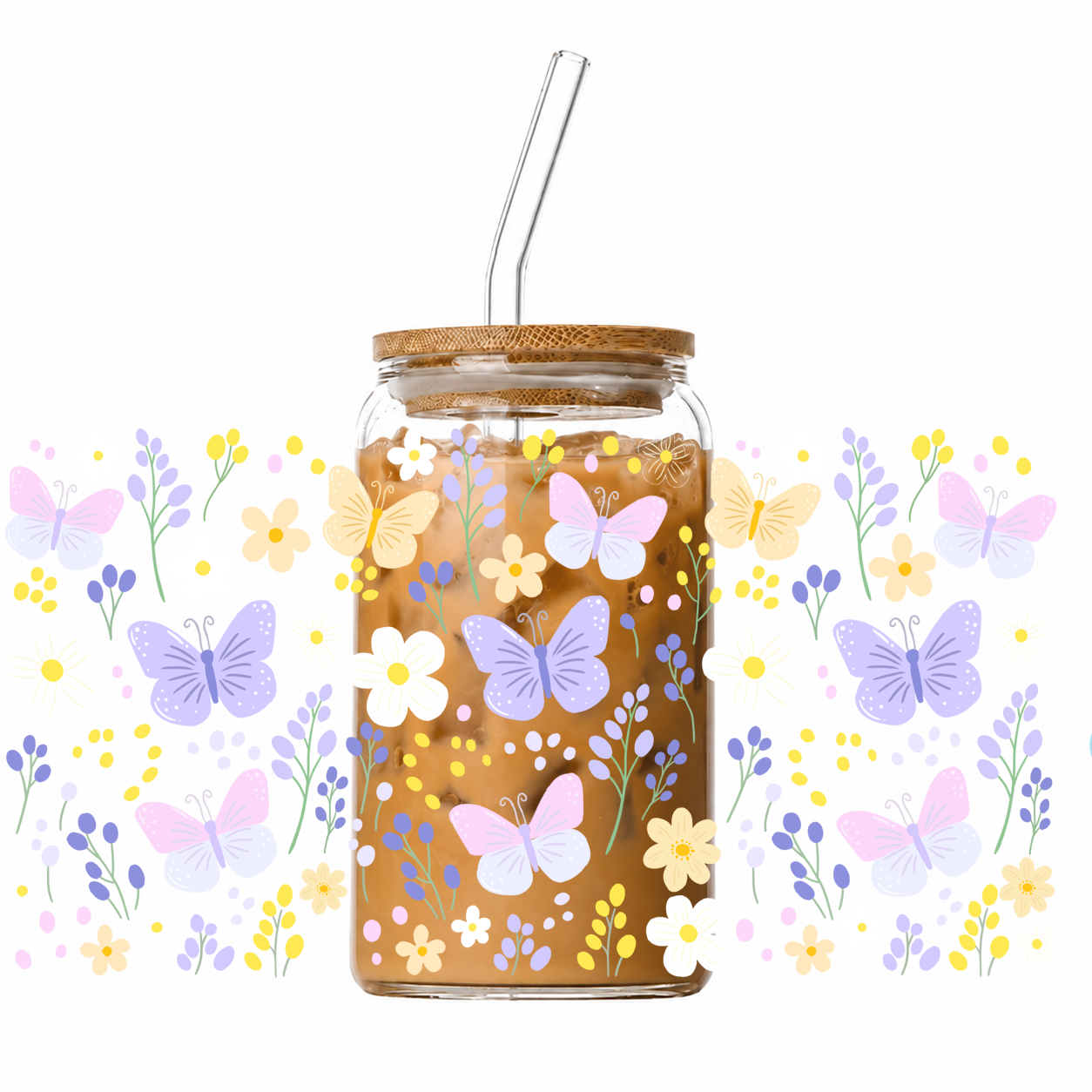 UV Cup Wrap 009 | Butterflies fluttering