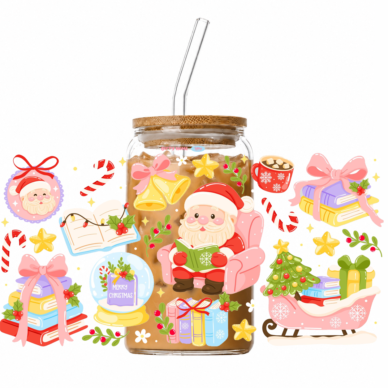 UV Cup Wrap 016 | Merry Christmas