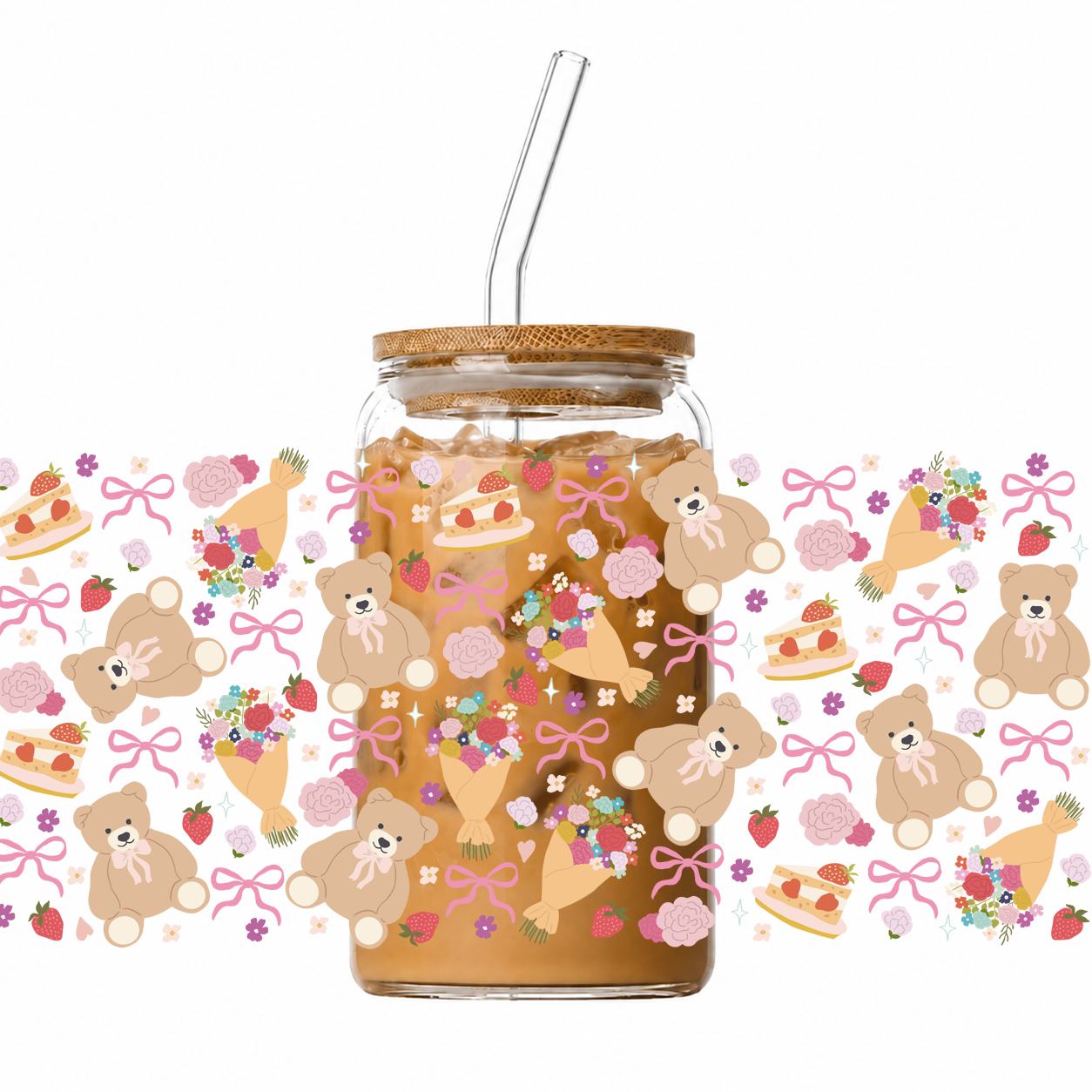 UV Cup Wrap 023 |Valentine Bear 🧸🎀
