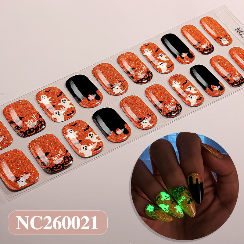 Halloween Ghostly Orange Glow 👻✨