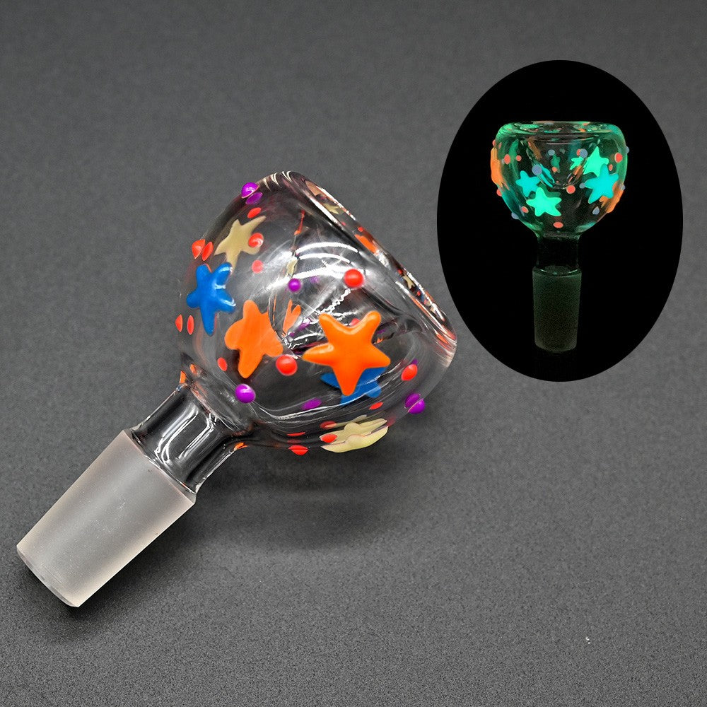 CUSTOM | 10inch Glow in the Dark Handcrafted High Quality Beaker - Glass Water Pipe
