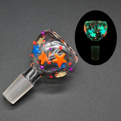 CUSTOM | 10inch Glow in the Dark Handcrafted High Quality Beaker - Glass Water Pipe