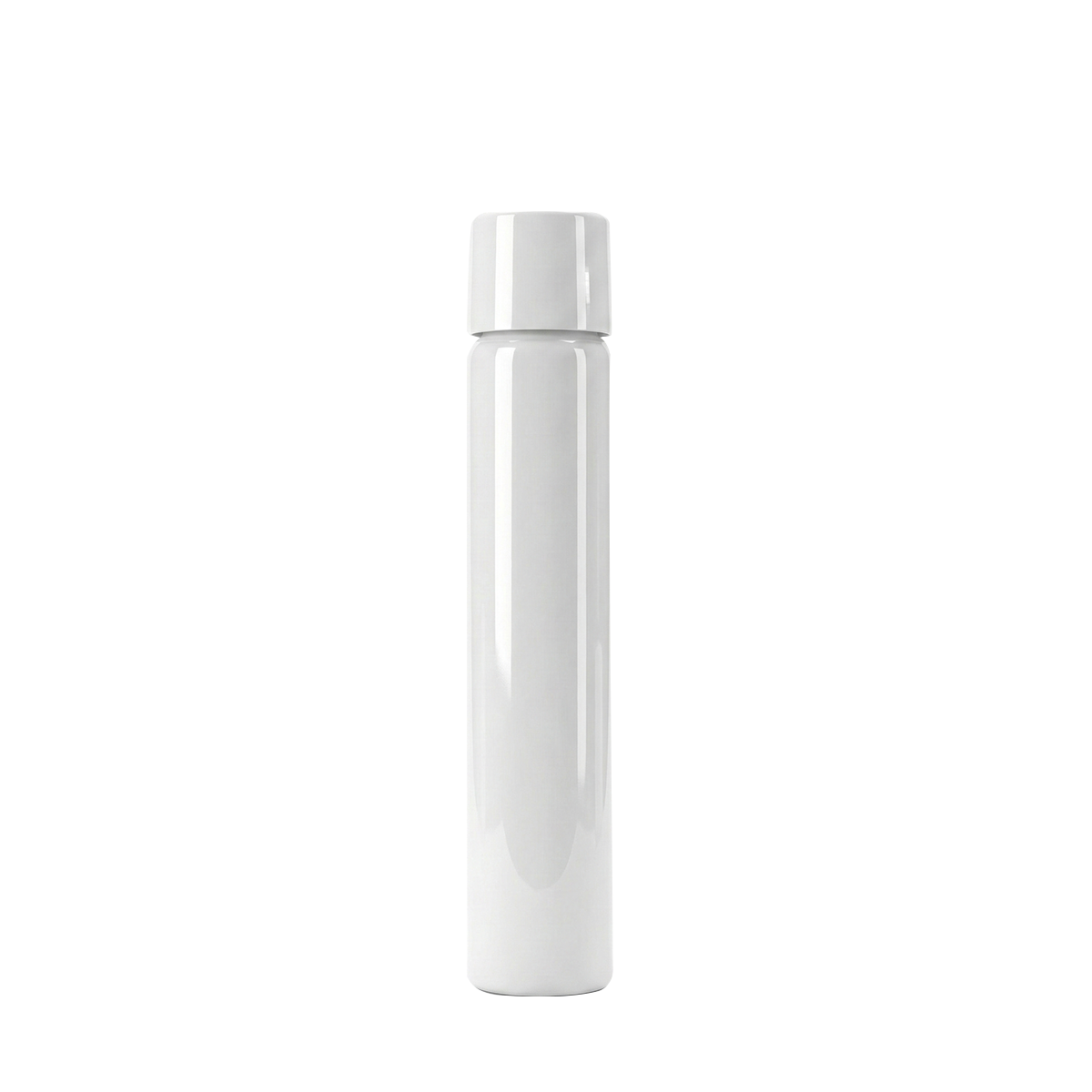 118mm White Glass Pre-Roll Tube with CR Cap