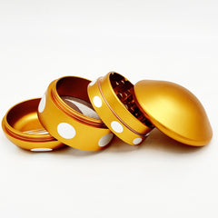 Mushroom Aluminum 4 Piece Grinder with Assorted Colors