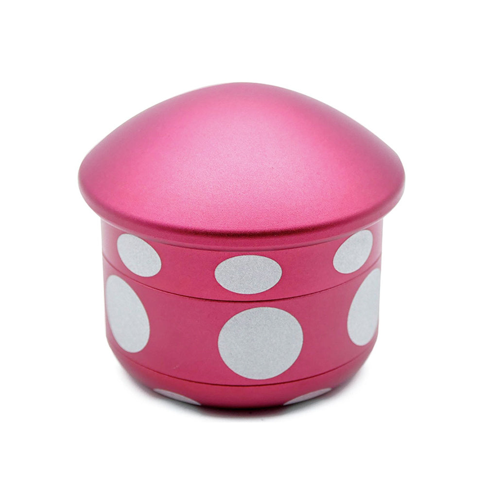 Mushroom Aluminum 4 Piece Grinder with Assorted Colors