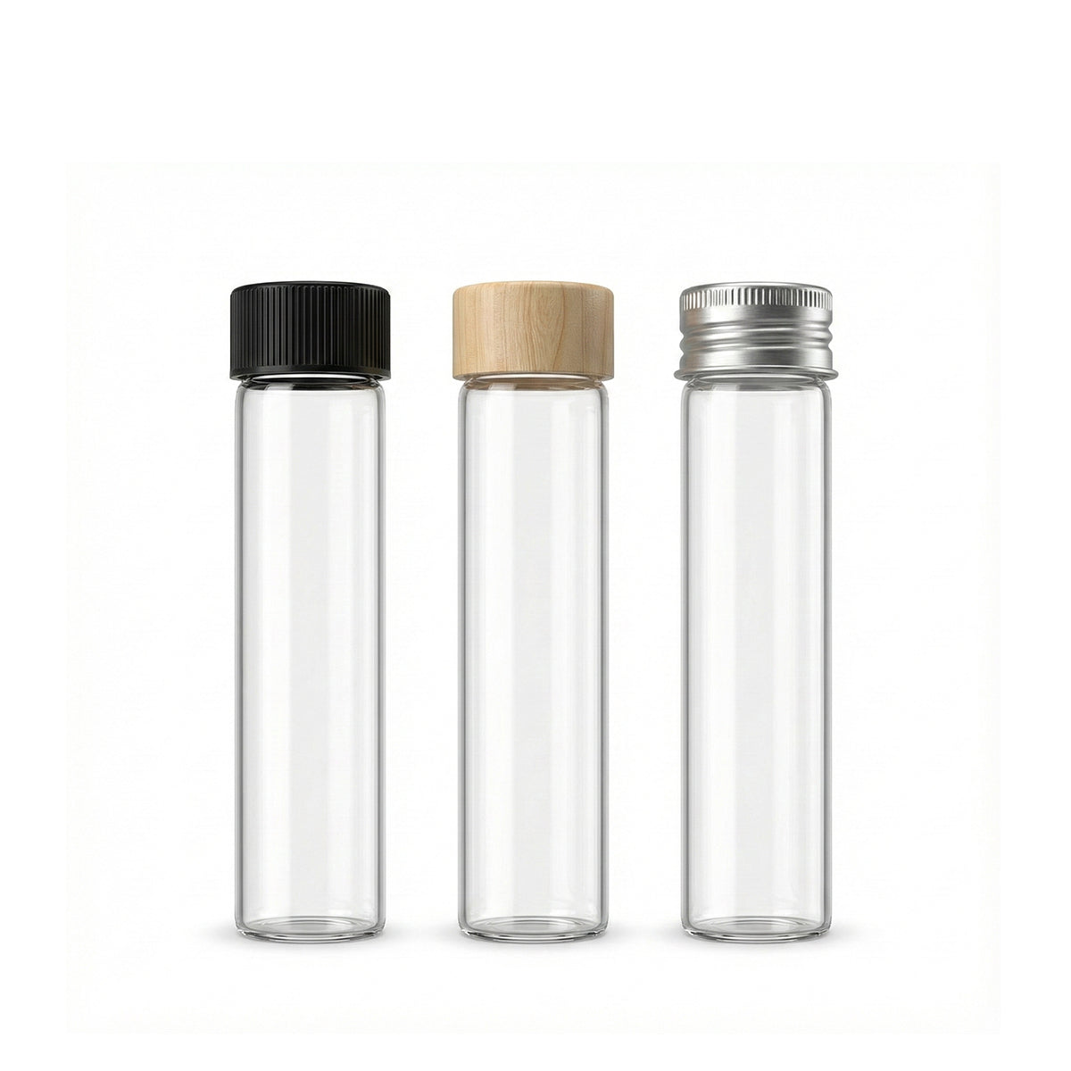 Pre-Roll Glass Tube Packaging – Multiple Sizes & Colors
