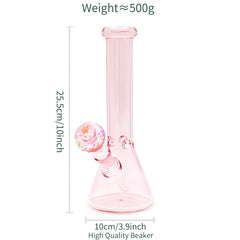 CUSTOM | 10Inch Glass Water Pipe - Bong and Bubblers