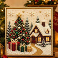 Pearl Painting Kit | Winter Gift with Frame 20x20cm