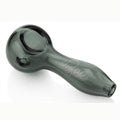 CUSTOM | 4" Glass Bowl Spiral White Lines Spoon Pipes Unique Pipe