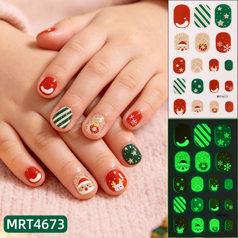 Kids Nail Wraps for Christimas🎅🎄