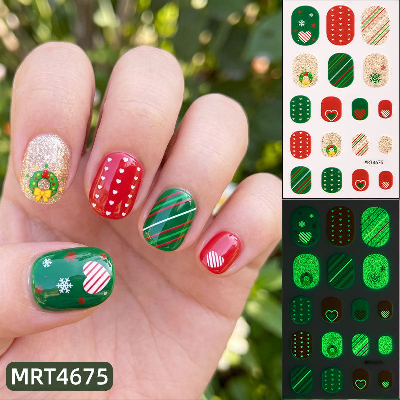 Kids Nail Wraps for Christimas🎅🎄